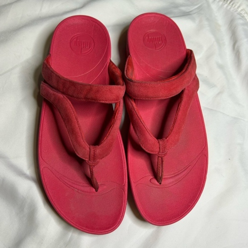 FitFlop Women's Red Sandals size 10